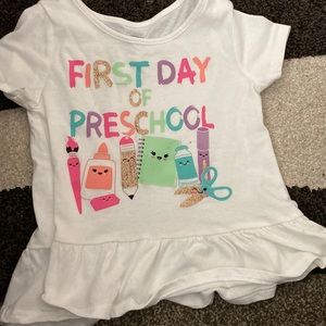 New condition first day of preschool shirt